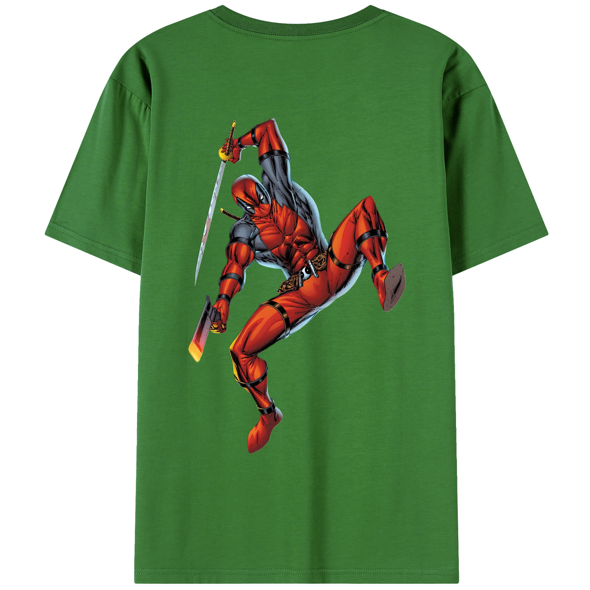 （画像用） Deadpool デッドプール レディース半袖Tシャツ(バックプリント)